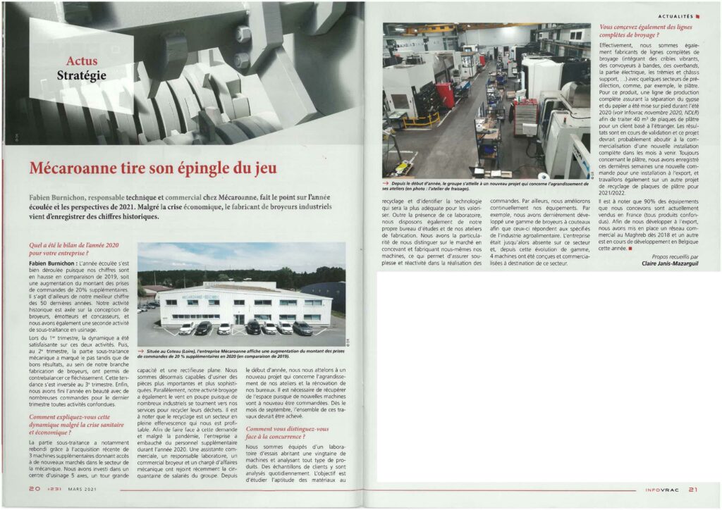 Article Infovrac Mars 2021